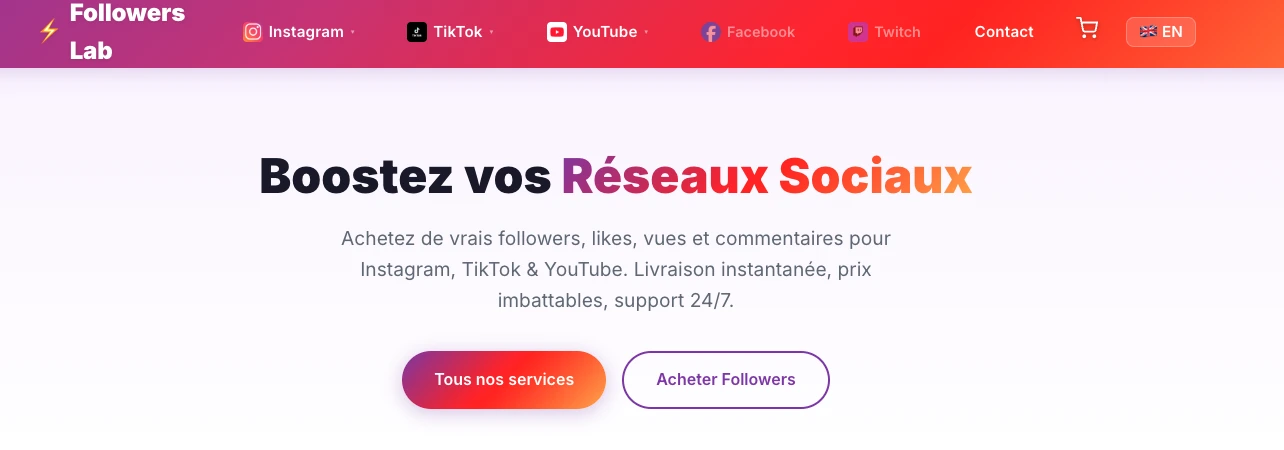 Followers-Lab — comprare follower TikTok in sicurezza